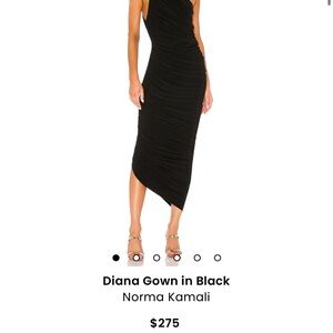 Norma Kamali Diana Gown in Black (WITH TAGS, never worn)